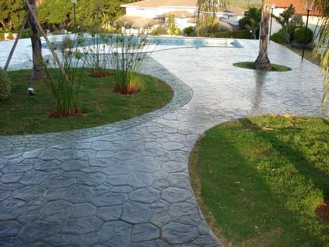 Pisos de concreto estampado, laminado em Brasilia - Outros Servicios
