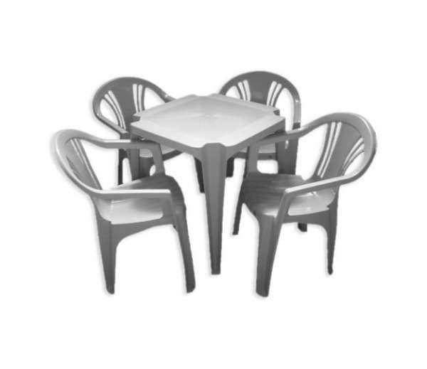 Cadeiras e mesas de plástico loja de fábrica em São